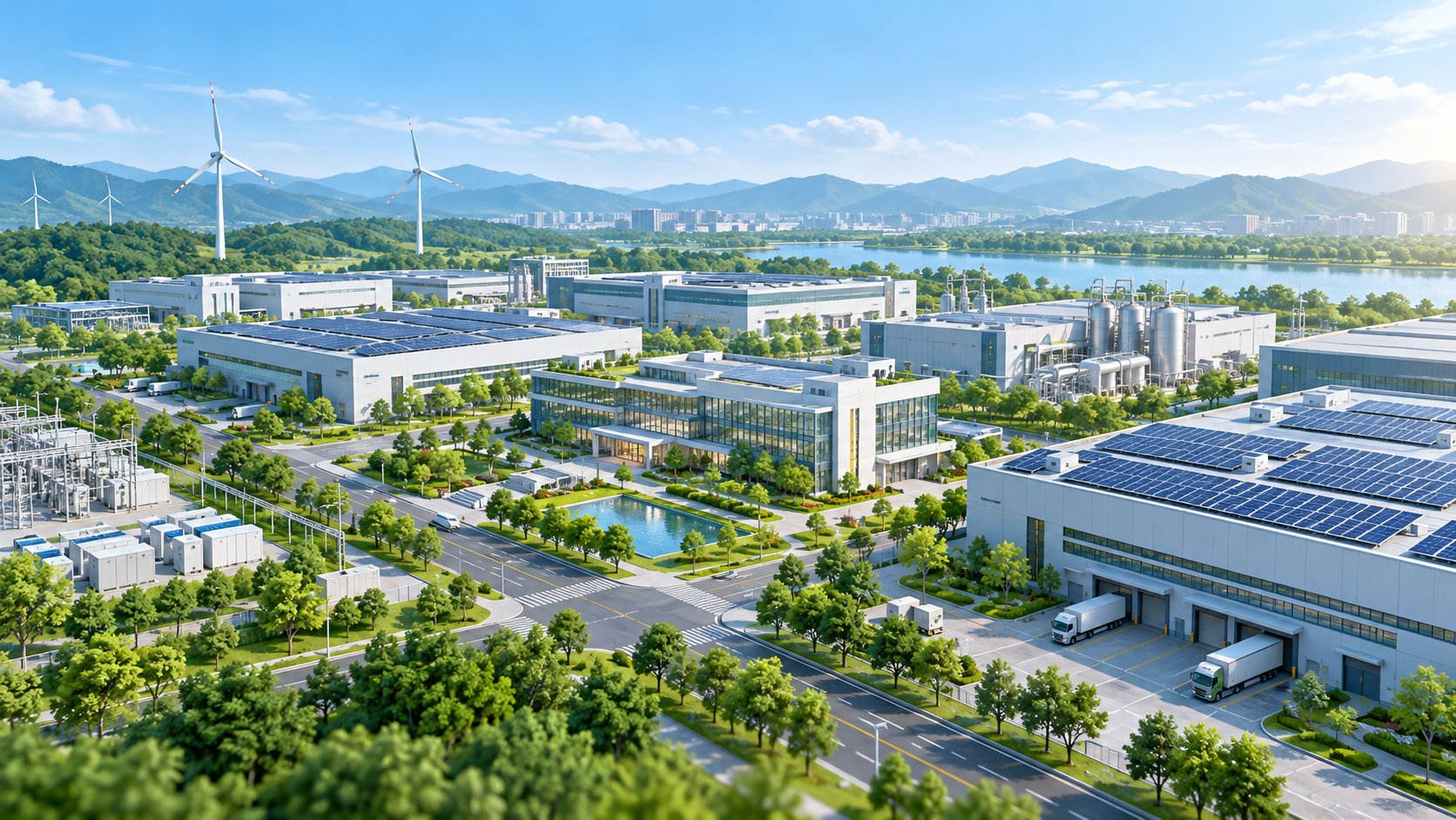 工业园区用能场景示意